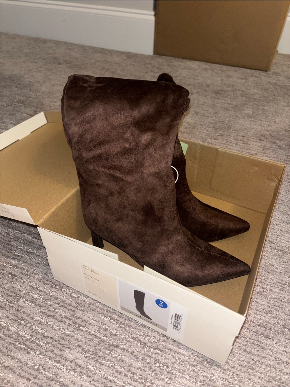 Woman’s Tall Brown Boots - Size 7 - a new day - NWT